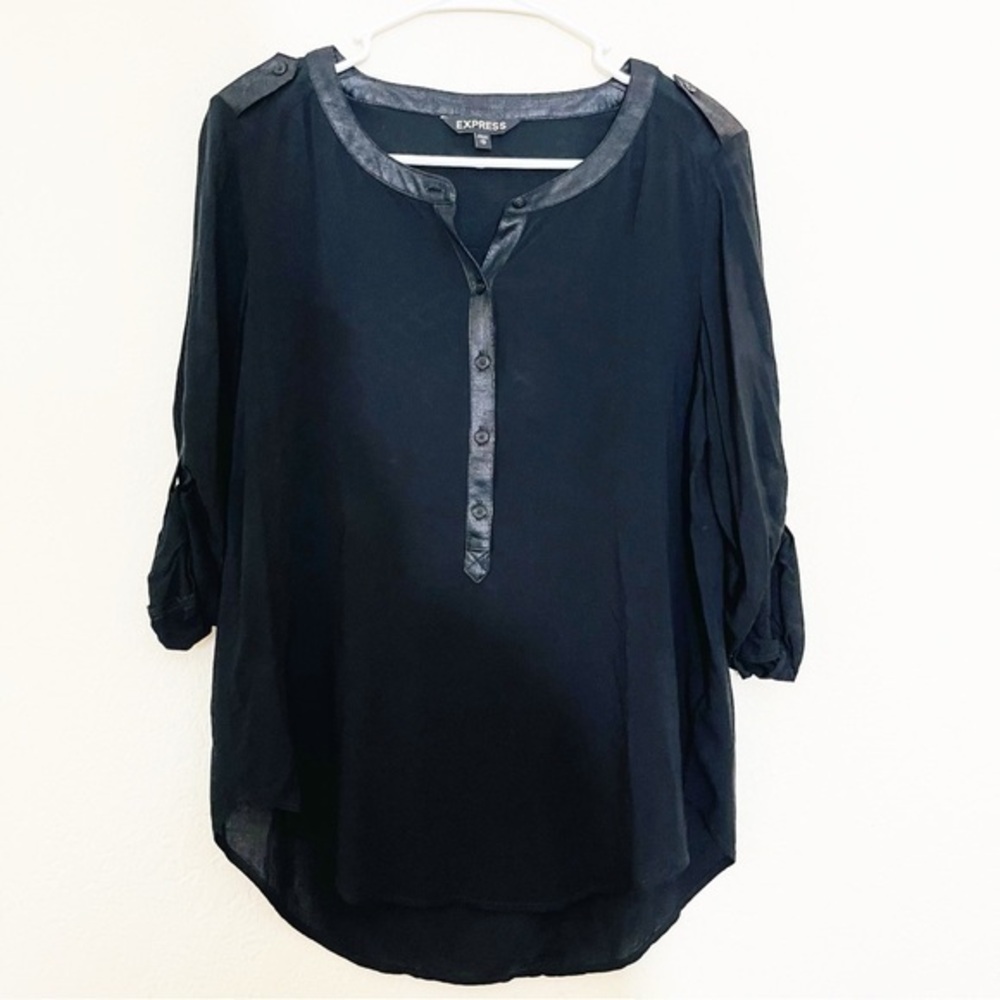 Express Women Casual Top Size XS Black